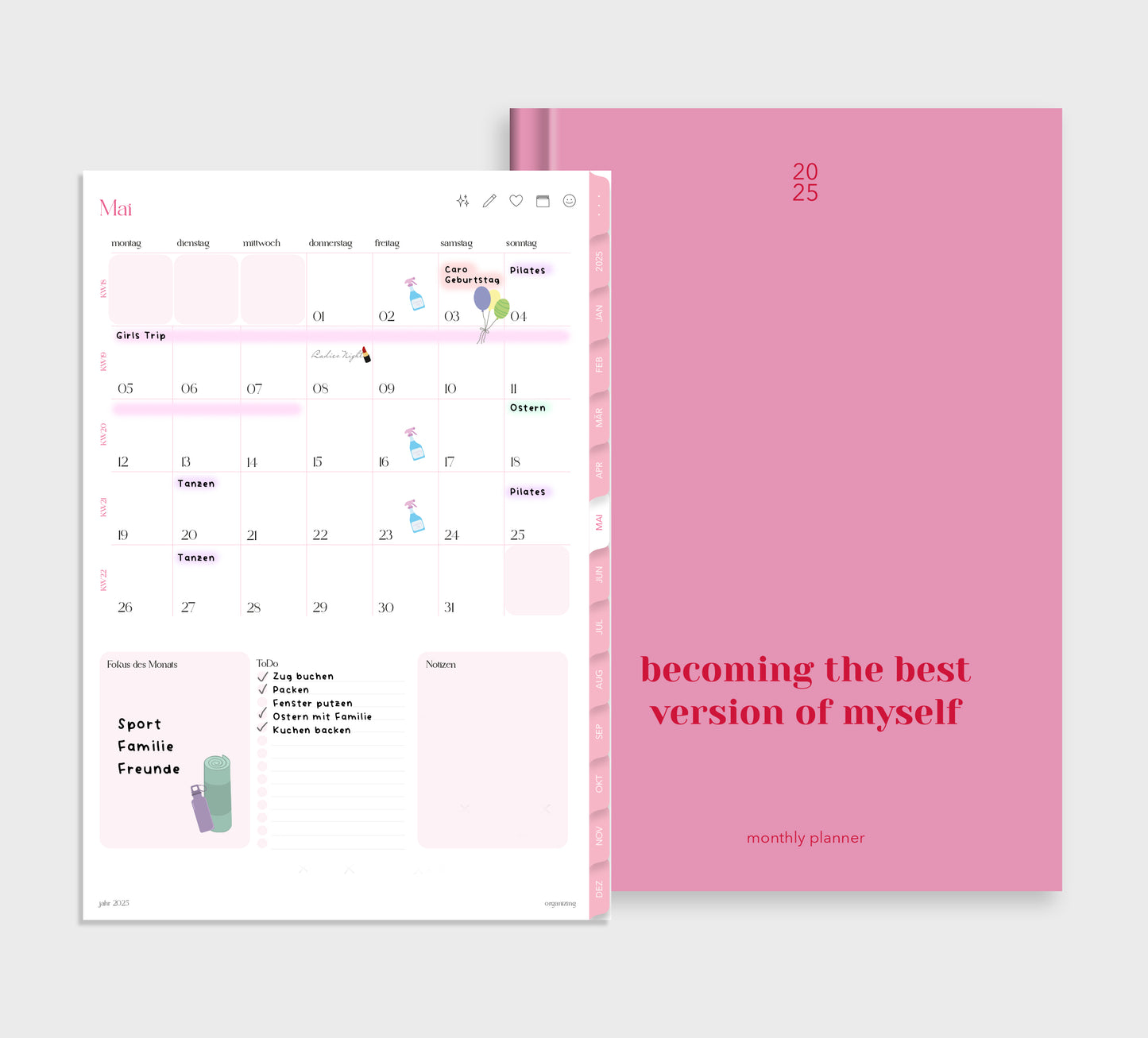 2025 Monthly Planner