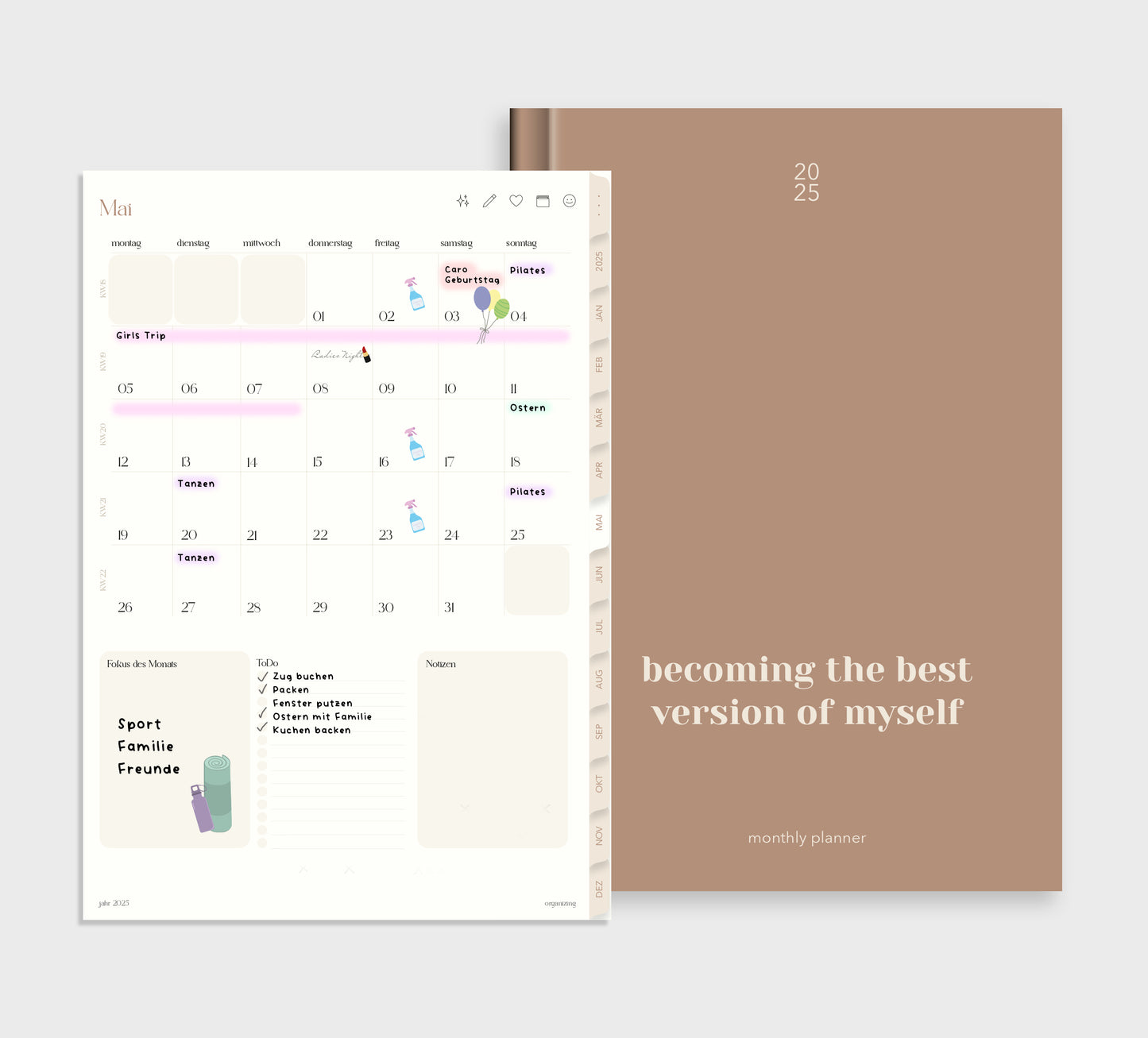 2025 Monthly Planner
