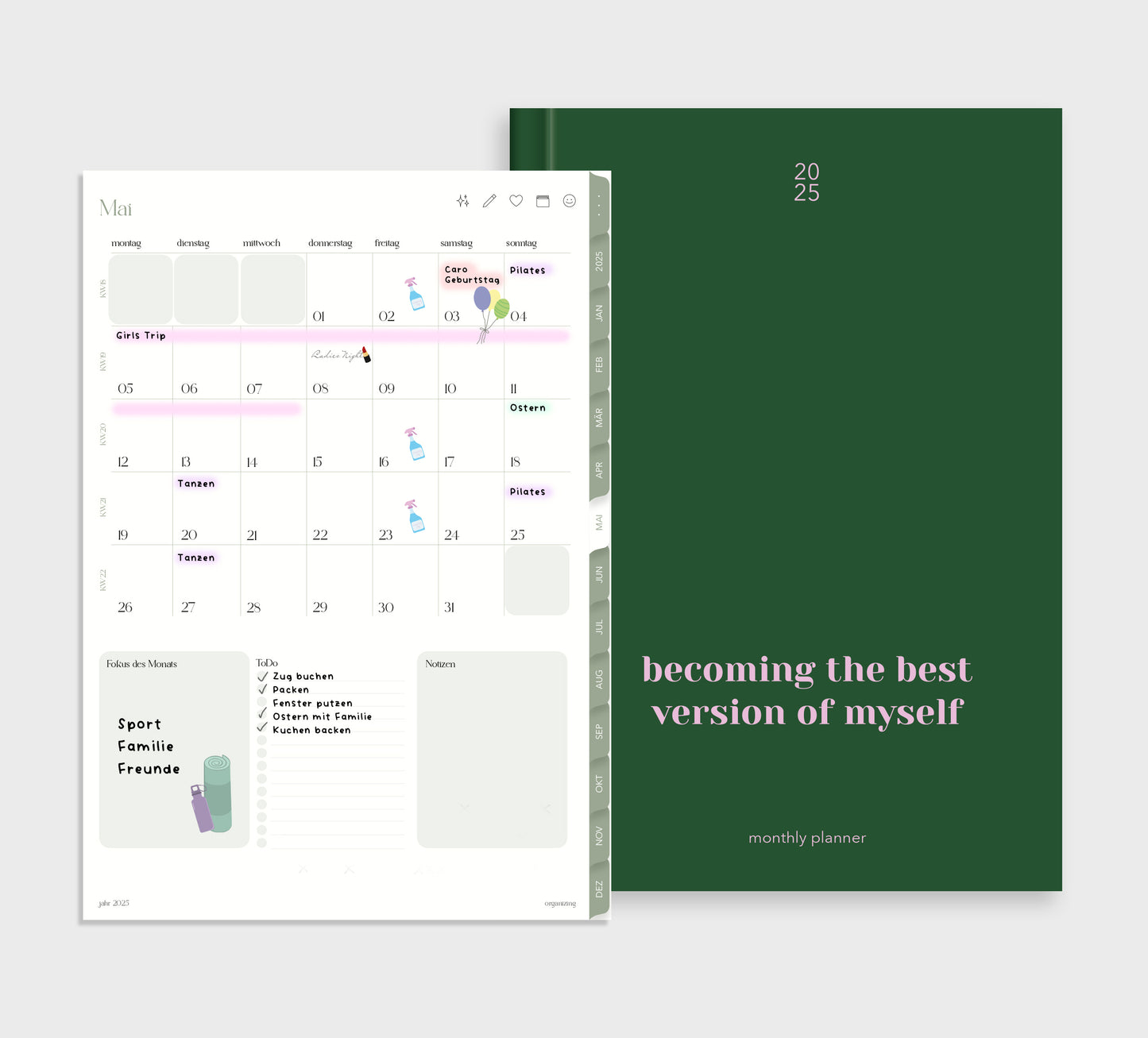 2025 Monthly Planner