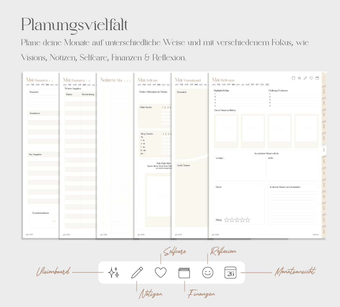 2026 Monthly Planner