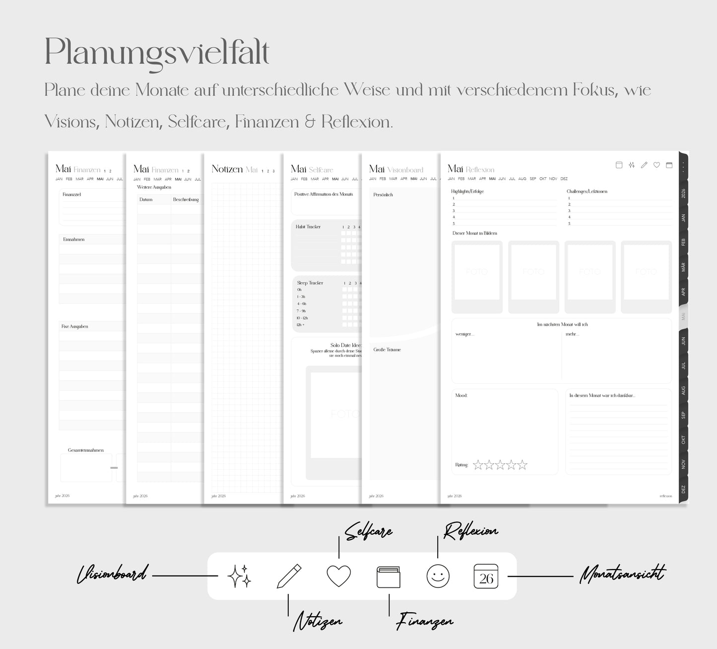2026 Monthly Planner