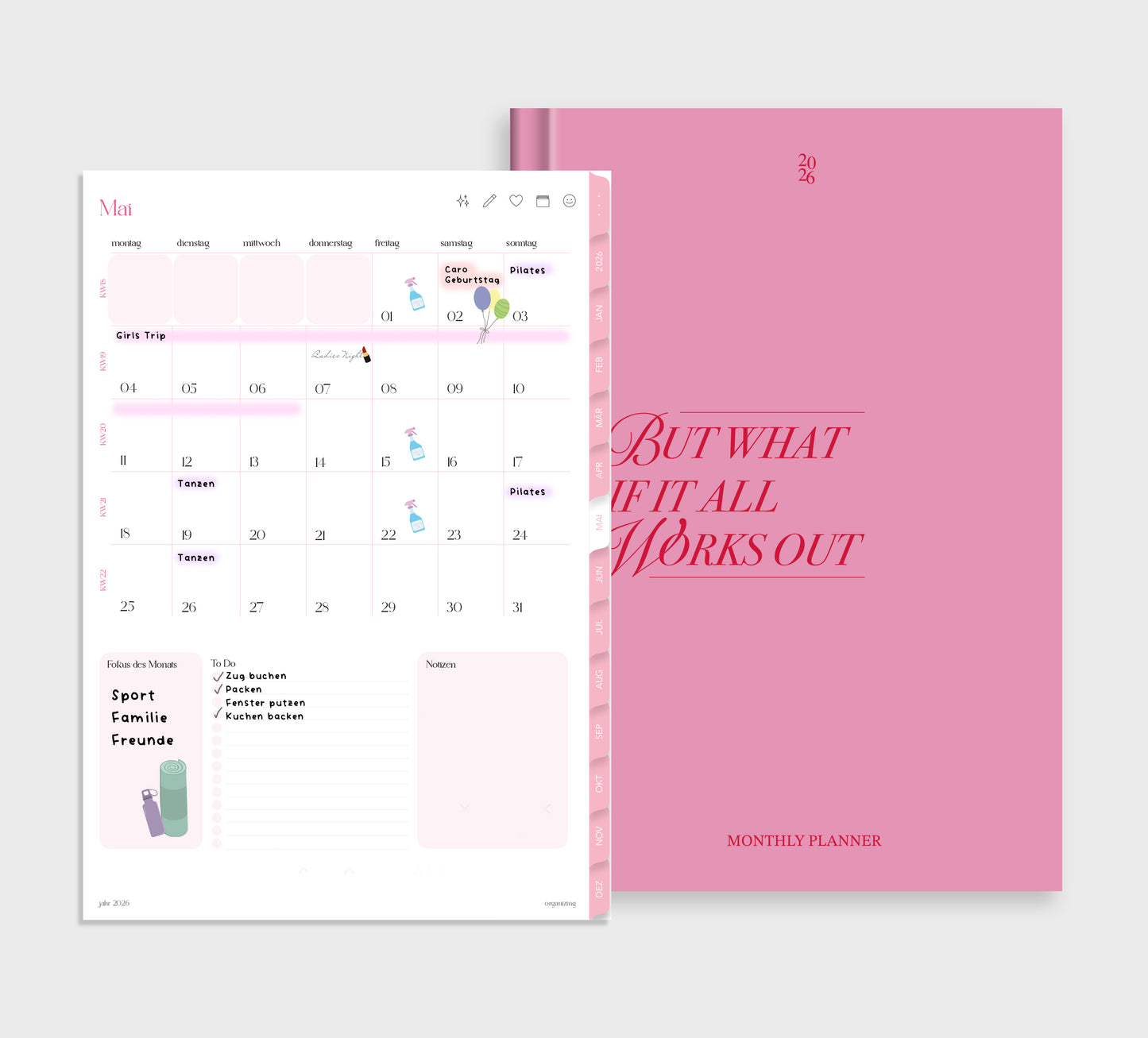 2026 Monthly Planner