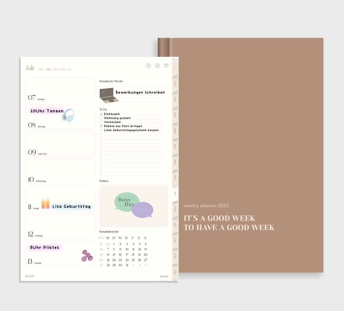 2025 Weekly Planner