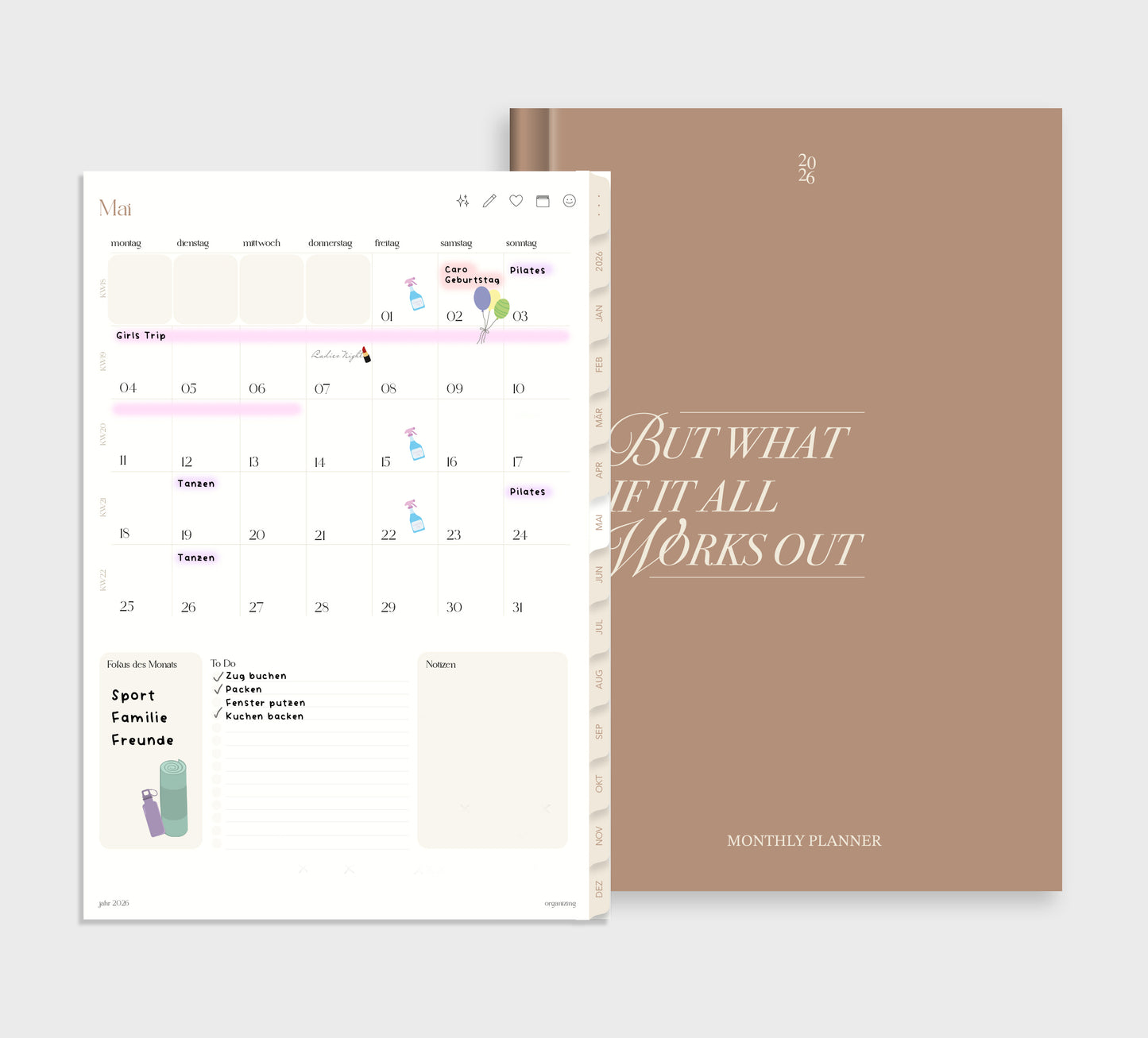 2026 Monthly Planner