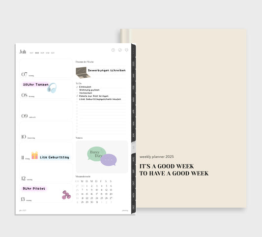 2025 Weekly Planner