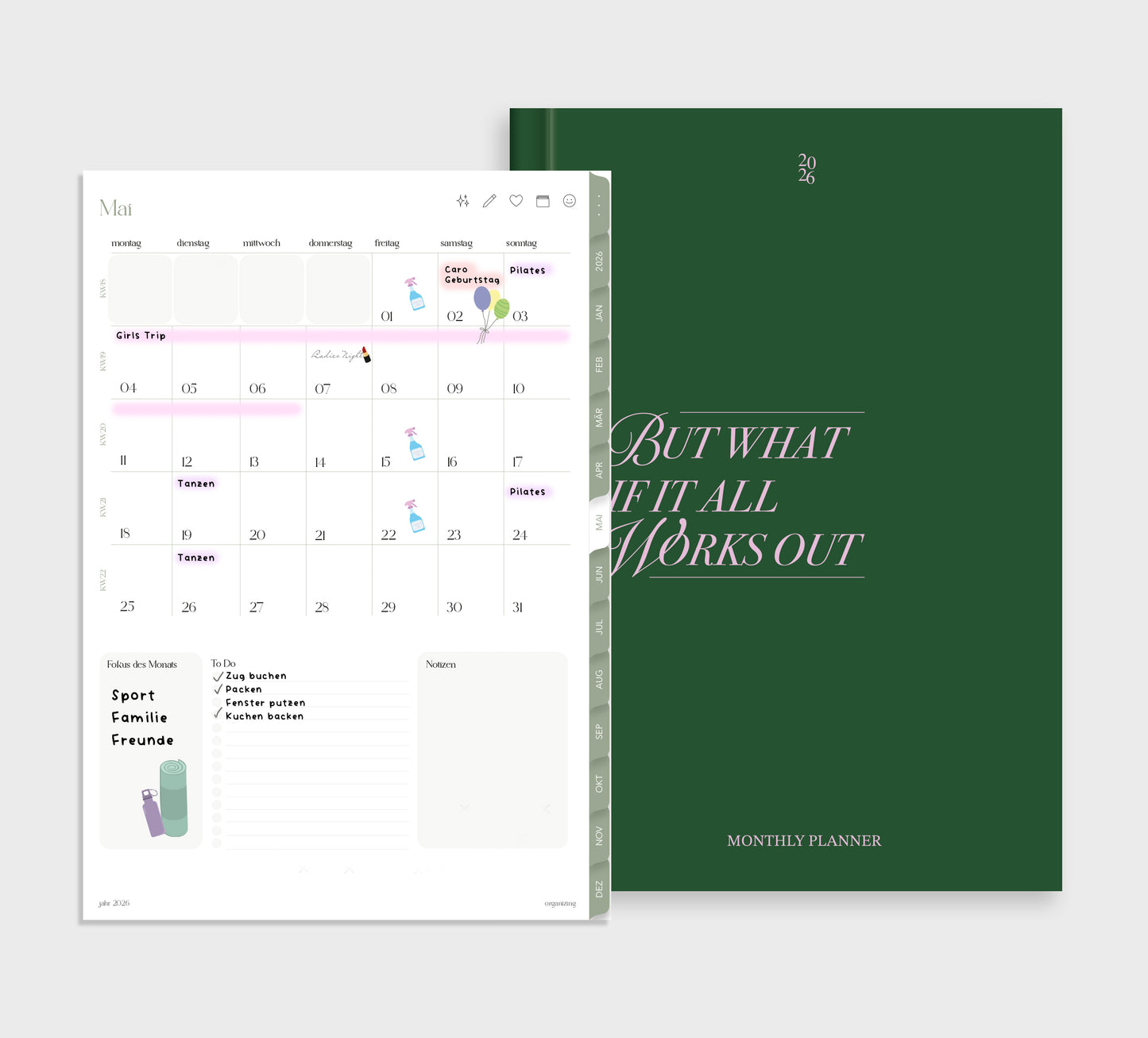 2026 Monthly Planner